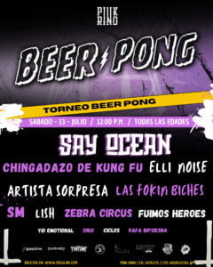 Cartel oficial beer pong fest 2024