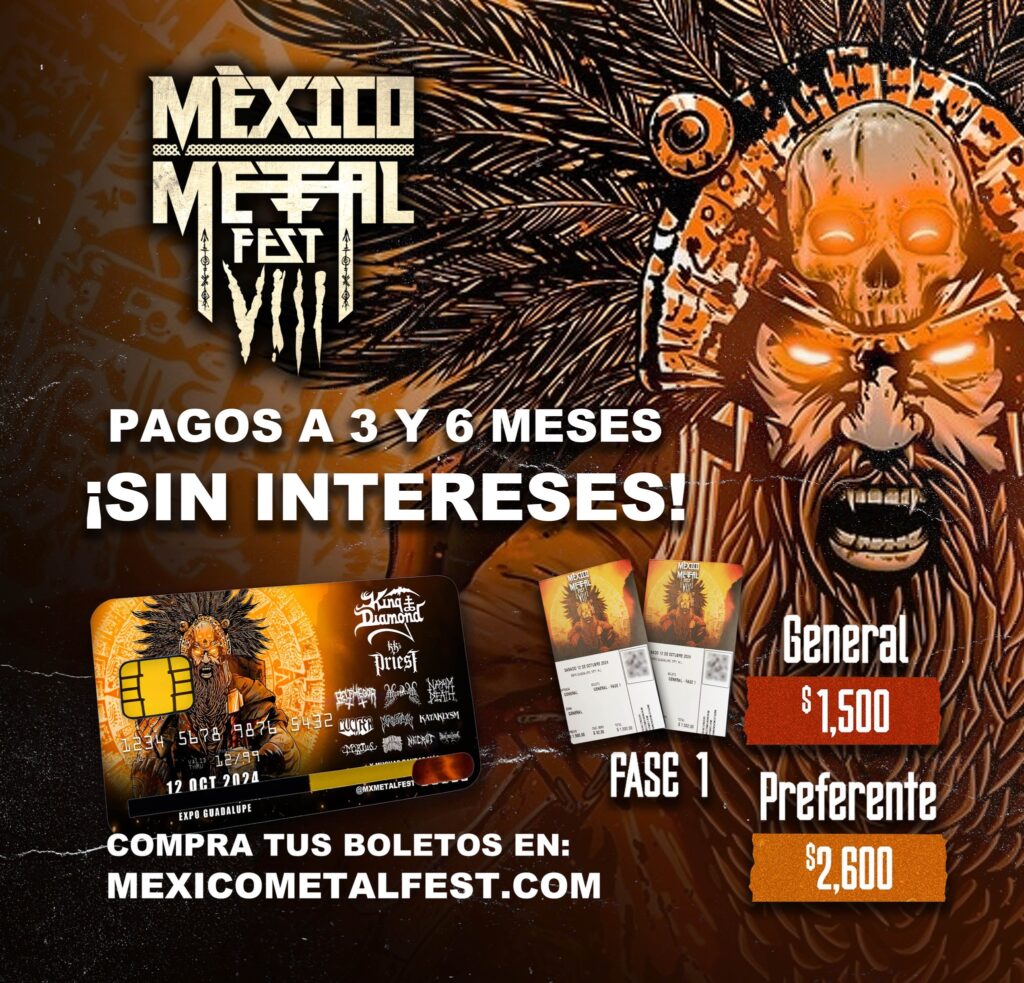 FORMA DE PAGO MÉXICO METAL FEST VIII