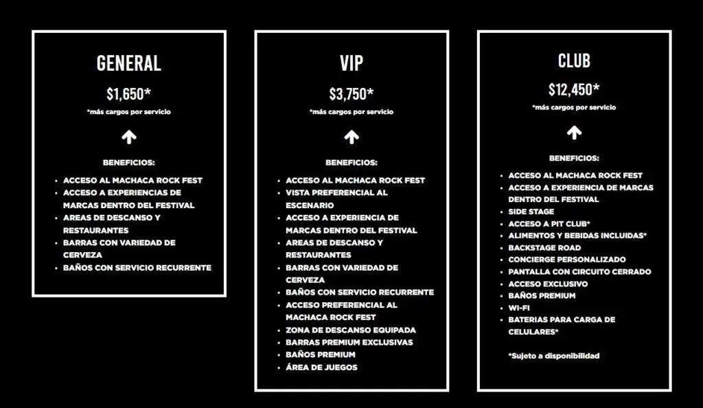 MACHACA ROCK FEST- BOLETOS