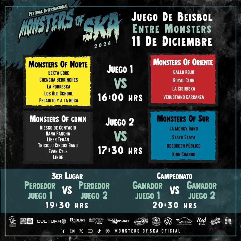 Monsters of Ska - Juegos de Beisbol