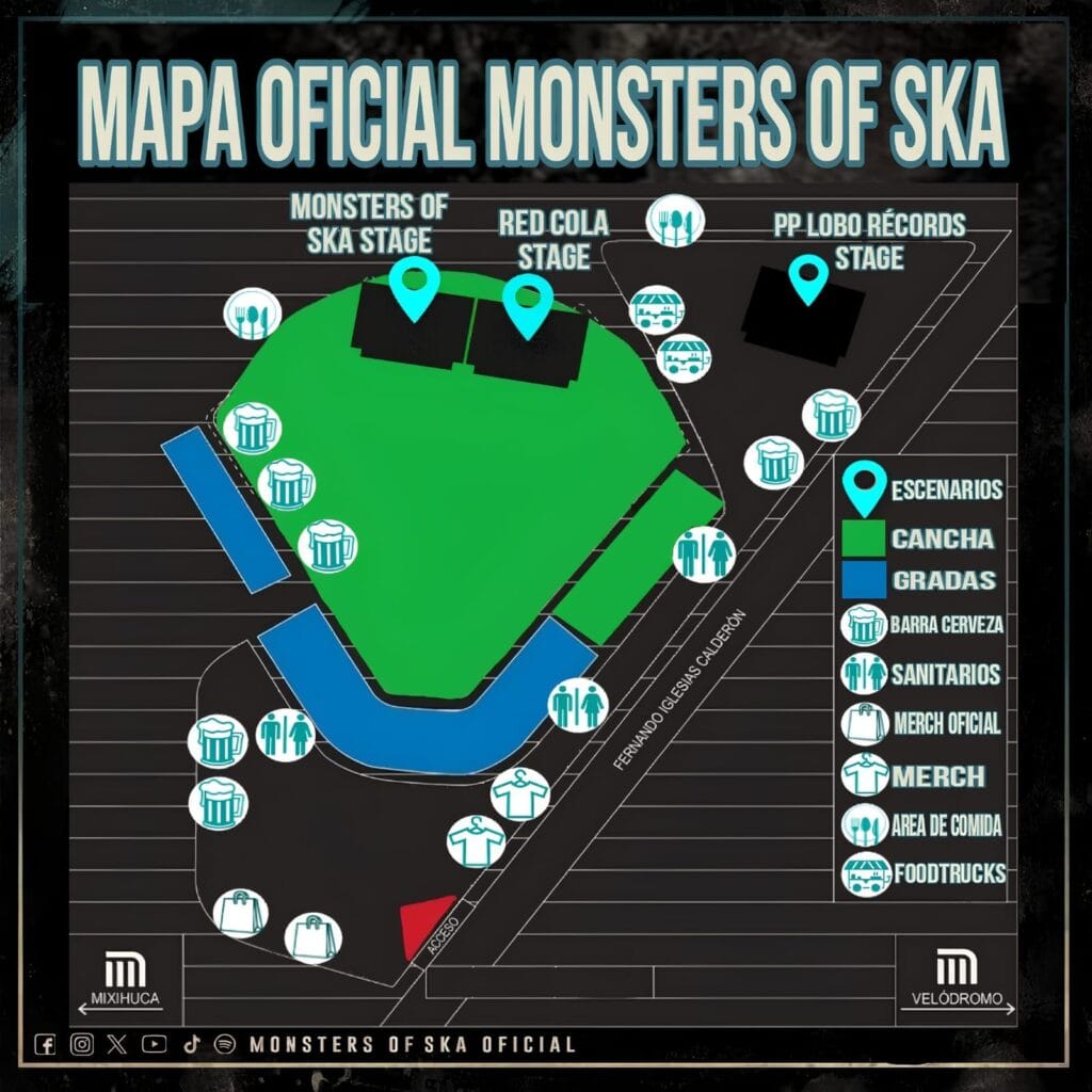 Monsters of Ska - Mapa