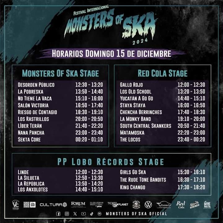Monsters of Ska - 15 de diciembre