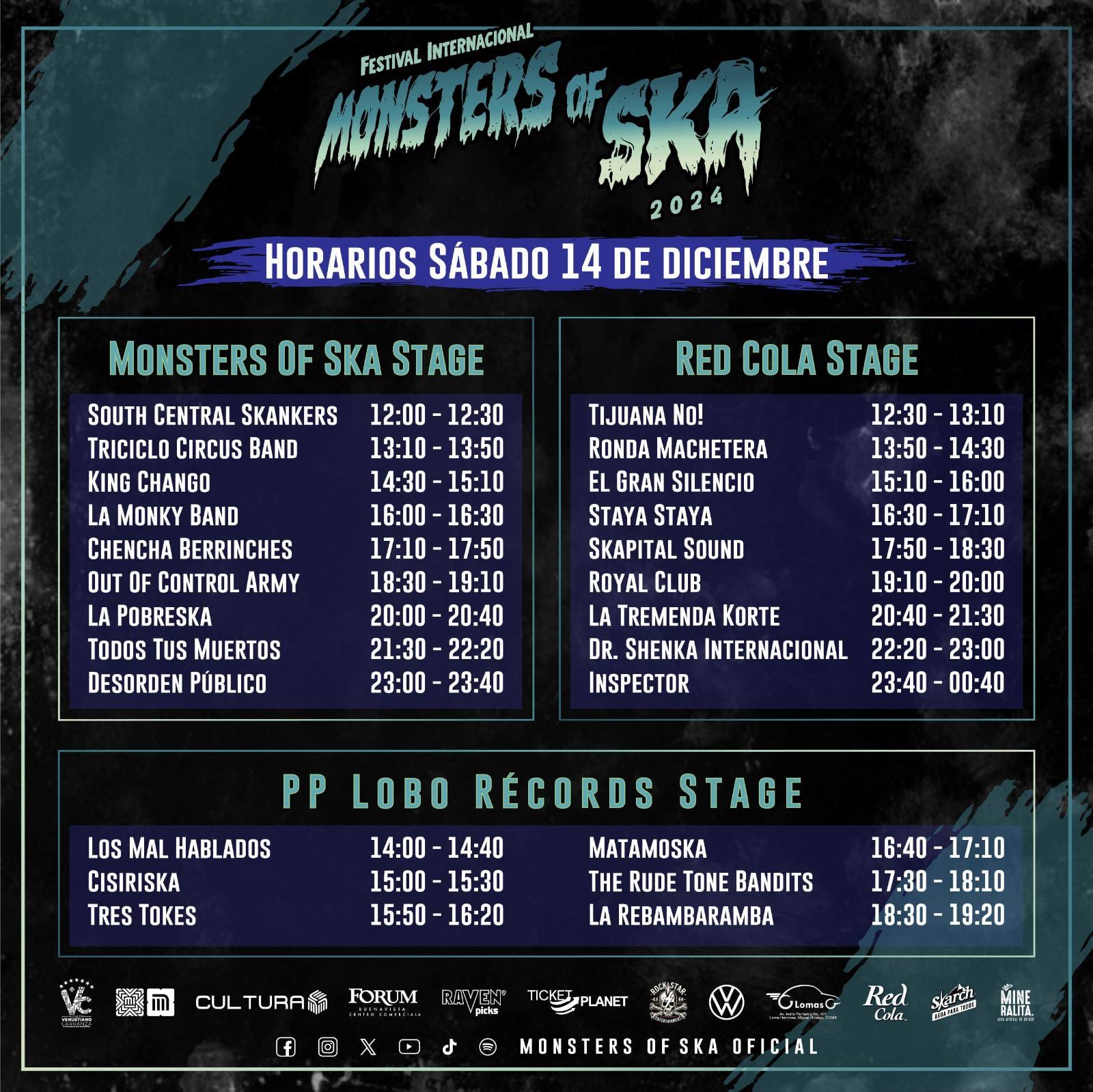 Monsters of Ska - 14 de diciembre
