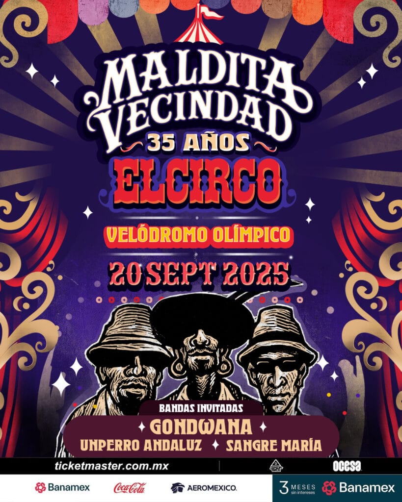 Maldita Vecindad 35 años El Circo Flyer